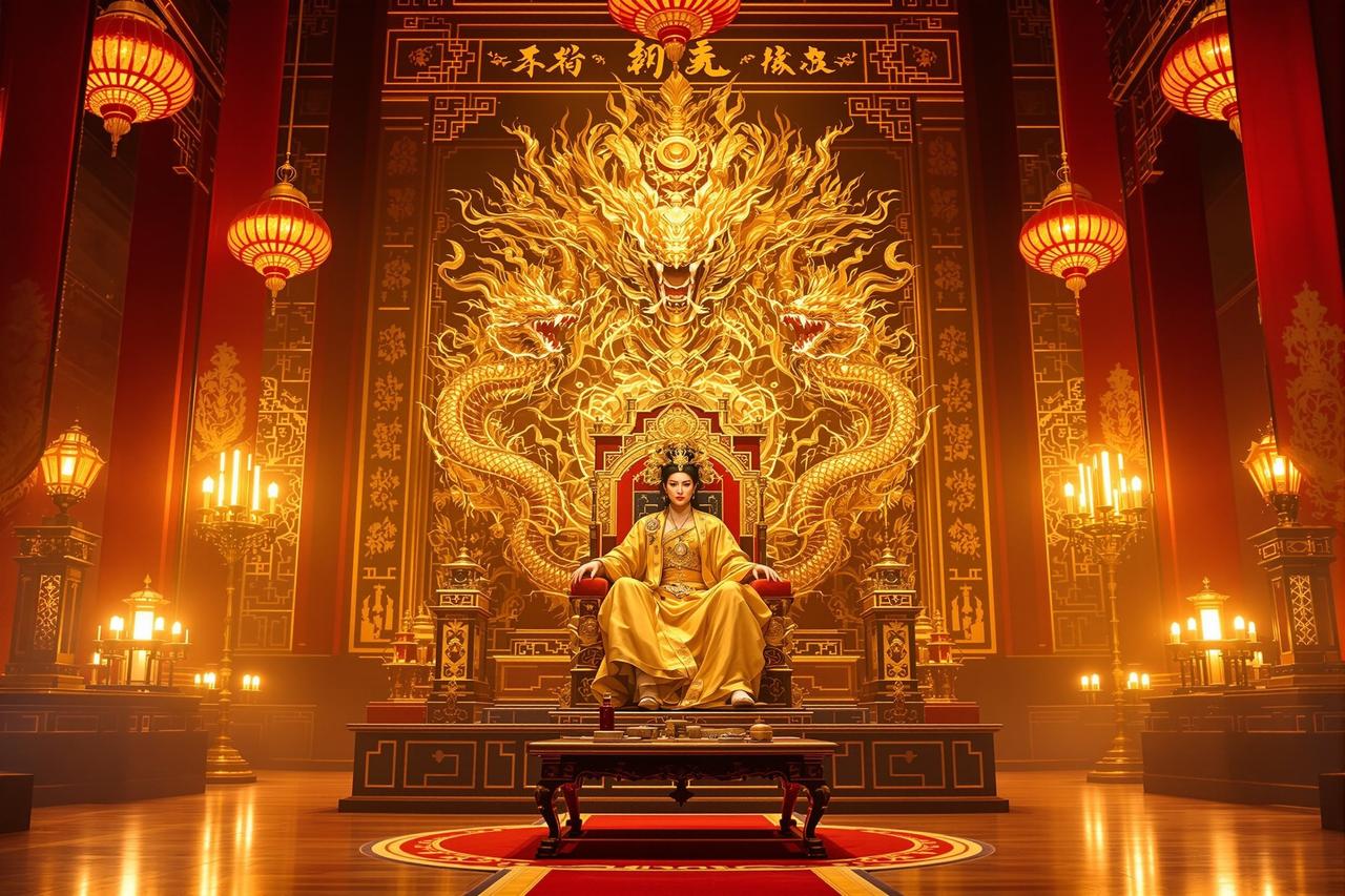 私人定制影院出品古装权谋剧《锦绣未央》华丽海报